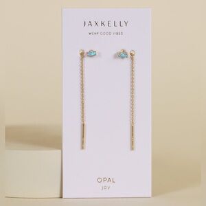 JaxKelly Fire Opal Studded Threader